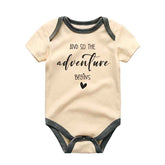 The Adventure Begins Unisex Infant One Piece Baby Bodysuit